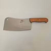 ساطور استیل فولاد مروارید زنجان دسته کاووچویی با کیفیت عالی 

