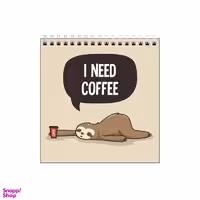 دفتر طراحی بامبیلیپ طرح تنبل و قهوه کد 7605349