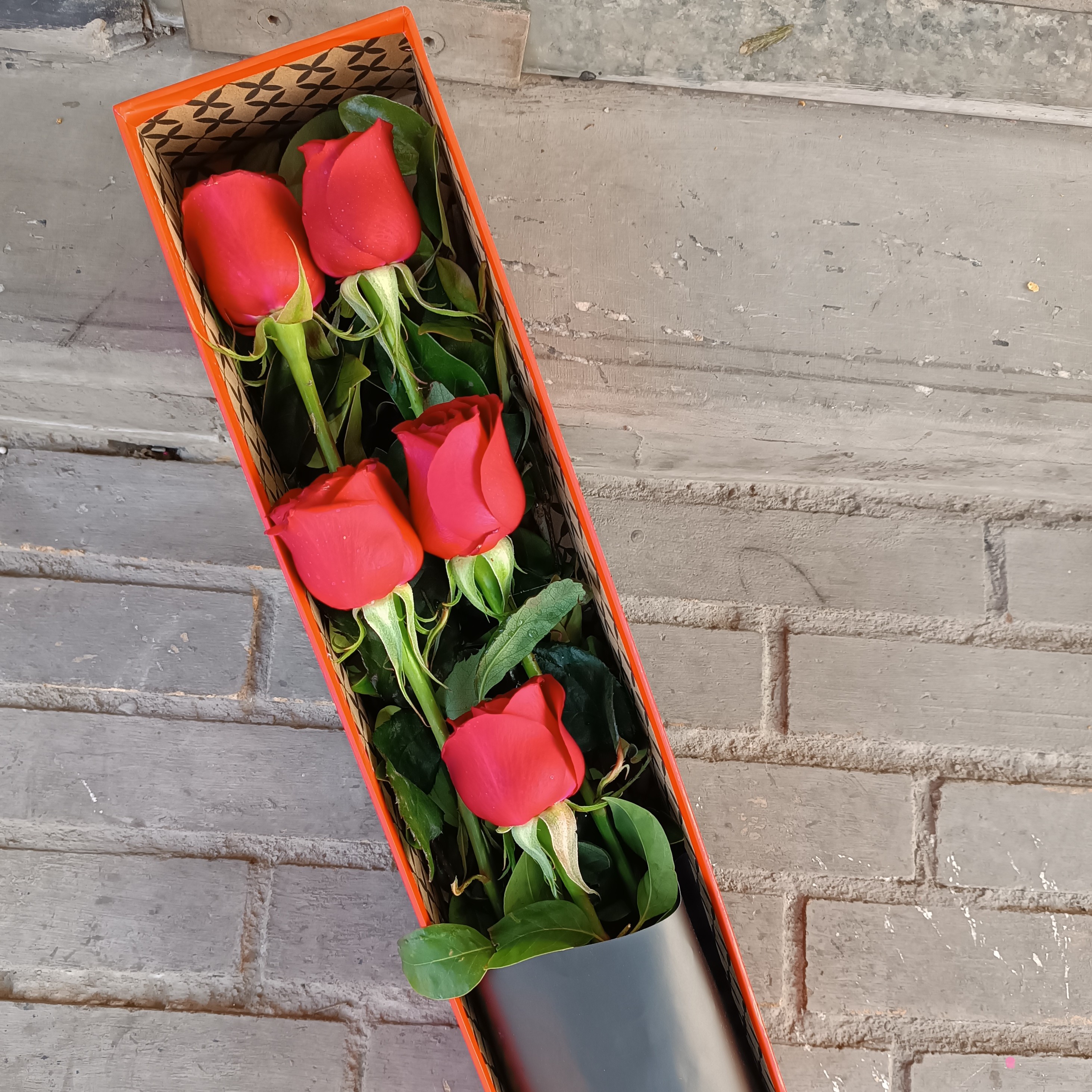 باکس گل رز مستطیل در فروشگاه ایگل