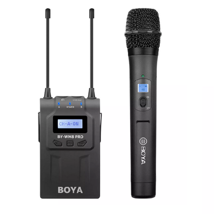 میکروفون دستی بی سیم بویا به همراه گیرنده مدل BY-WHM8 PRO RX8 PRO