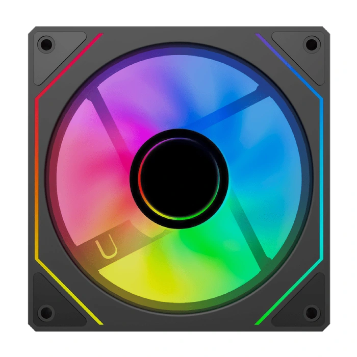 فن کیس گیمینگ مشکی اوست مدل AVI-120B ARGB