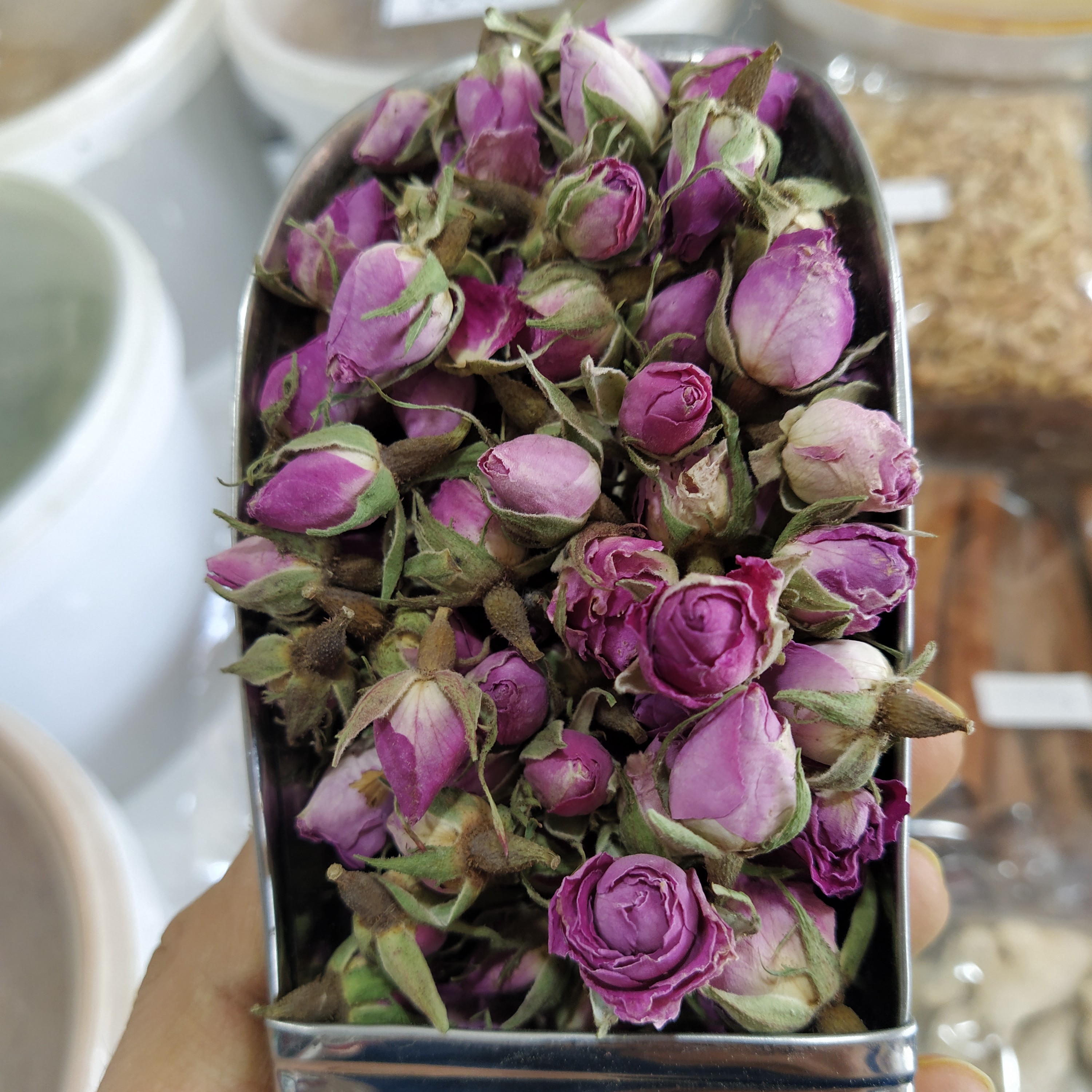 غنچه گل محمدی درجه یک بسته بندی 600 گرمی