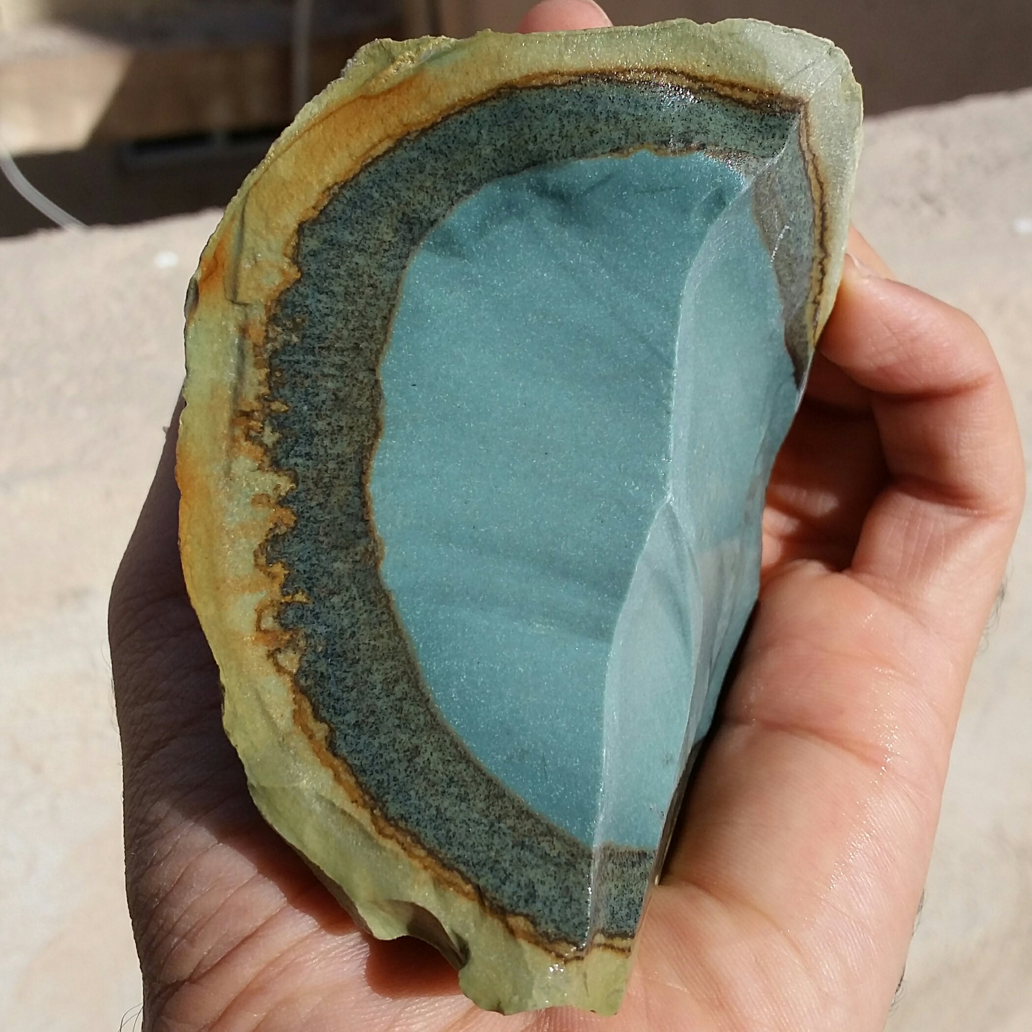 سنگ راف غولپیکر جاسپر امپریال شاهکار خلقت بی نظیر
با قابلیت ساخت چندین نگین و اسلایس مجدد دیدنی
صد در 100 طبیعی خا ا اص