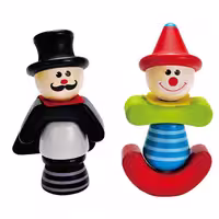 آدمک چوبی سیرک circus screwballs hape 0433