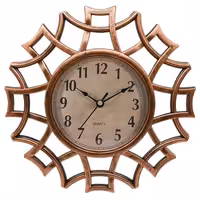 ساعت دیواری کوارتز QUARTZ و 2 قاب آینه برنز کد 490