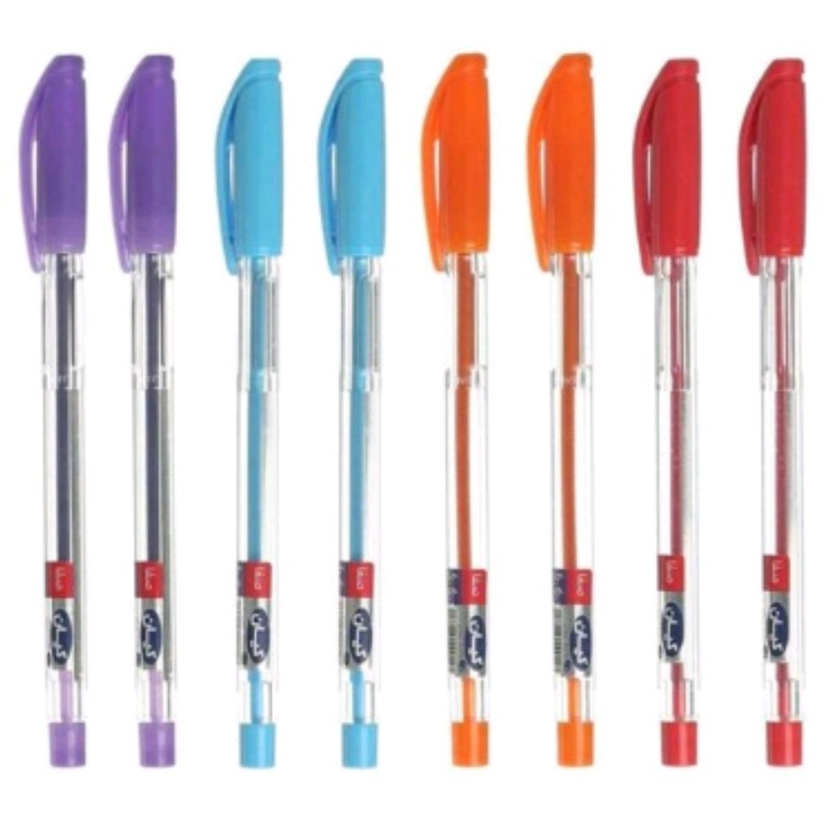 خودکار کیان آبی ریز نویس پک 8 عددی