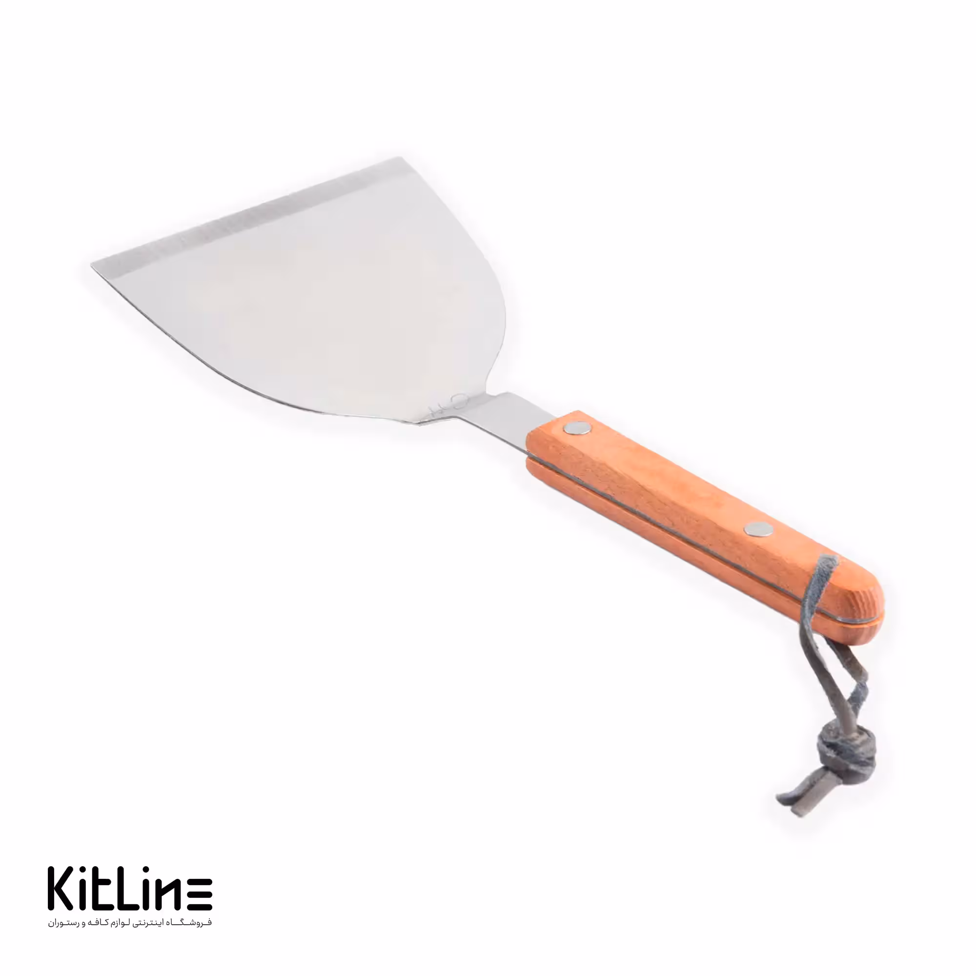 کاردک خم دسته چوبی نمره 10