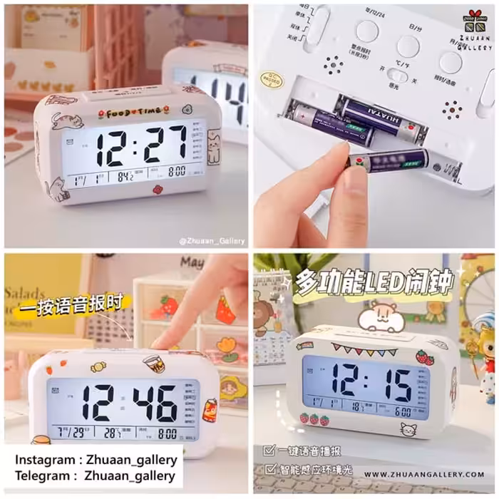 ساعت دیجیتال رومیزی MINIMAL TABLE مینیمال