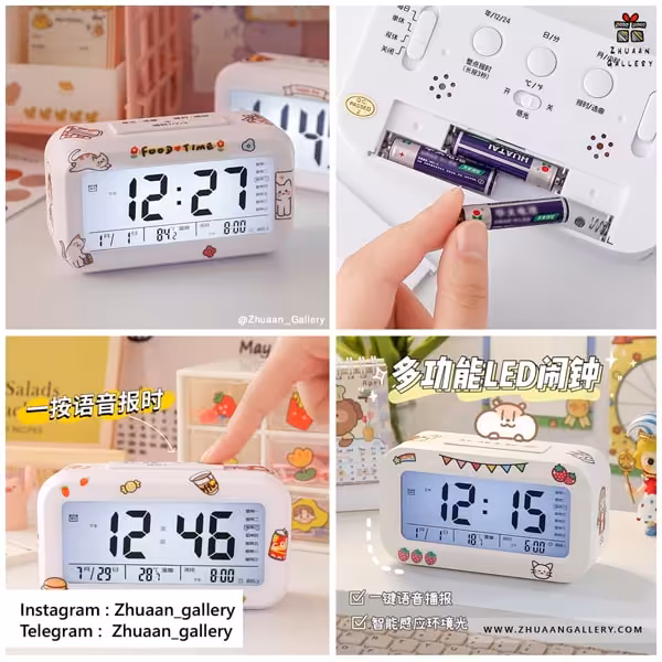 ساعت دیجیتال رومیزی MINIMAL TABLE مینیمال