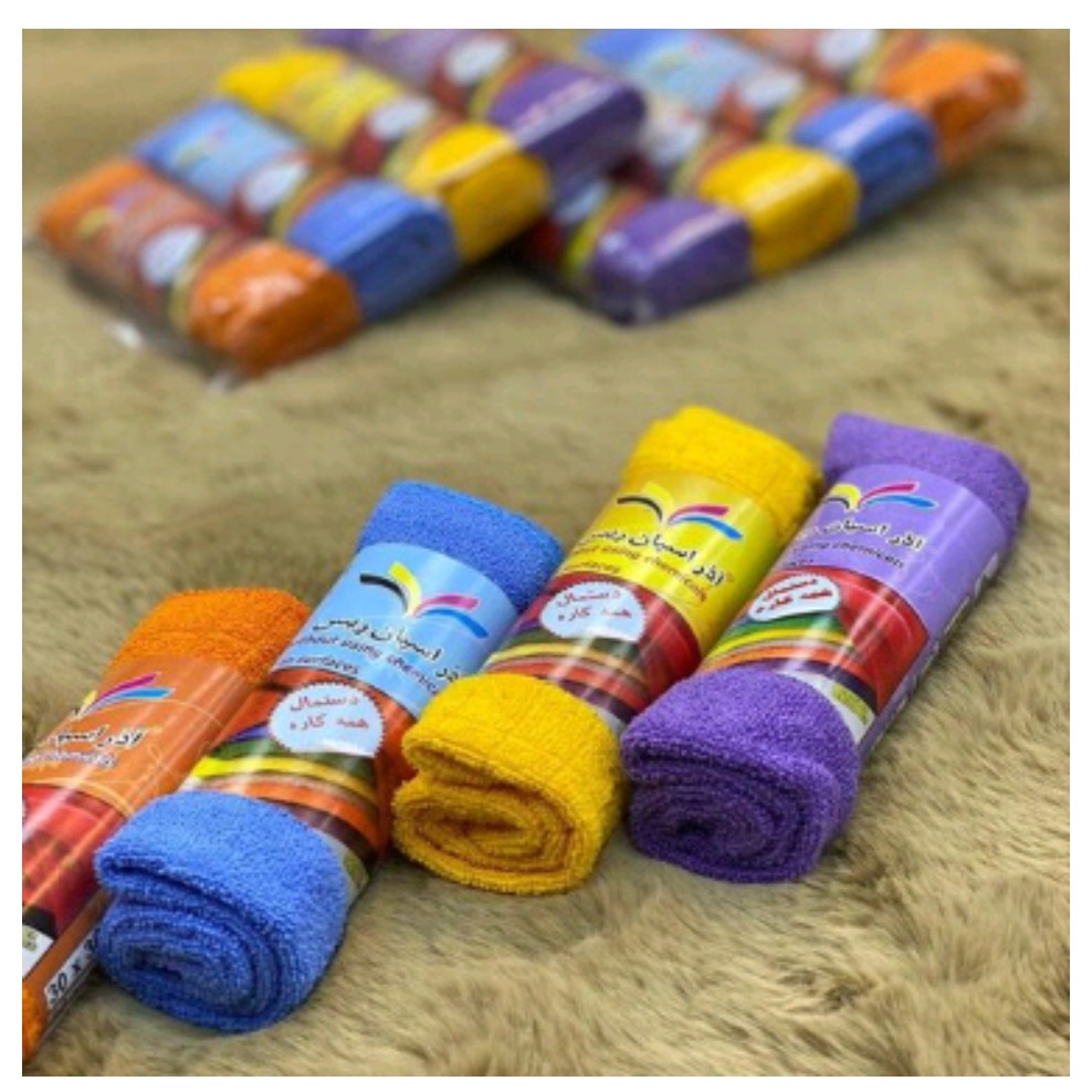 دستمال نظافت اسپان مدل جادویی 30  در 30 بسته 4 عددی