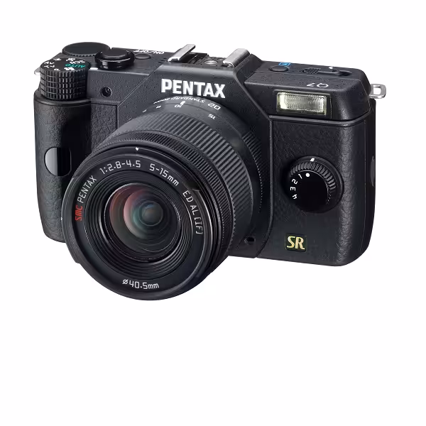 دوربین عکاسی بدون آینه پنتاکس مدل Q7 به همراه لنز 15-5 میلی متر