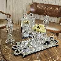 آینه ونیزی مستطیل فانتزی مدل پاپیون 