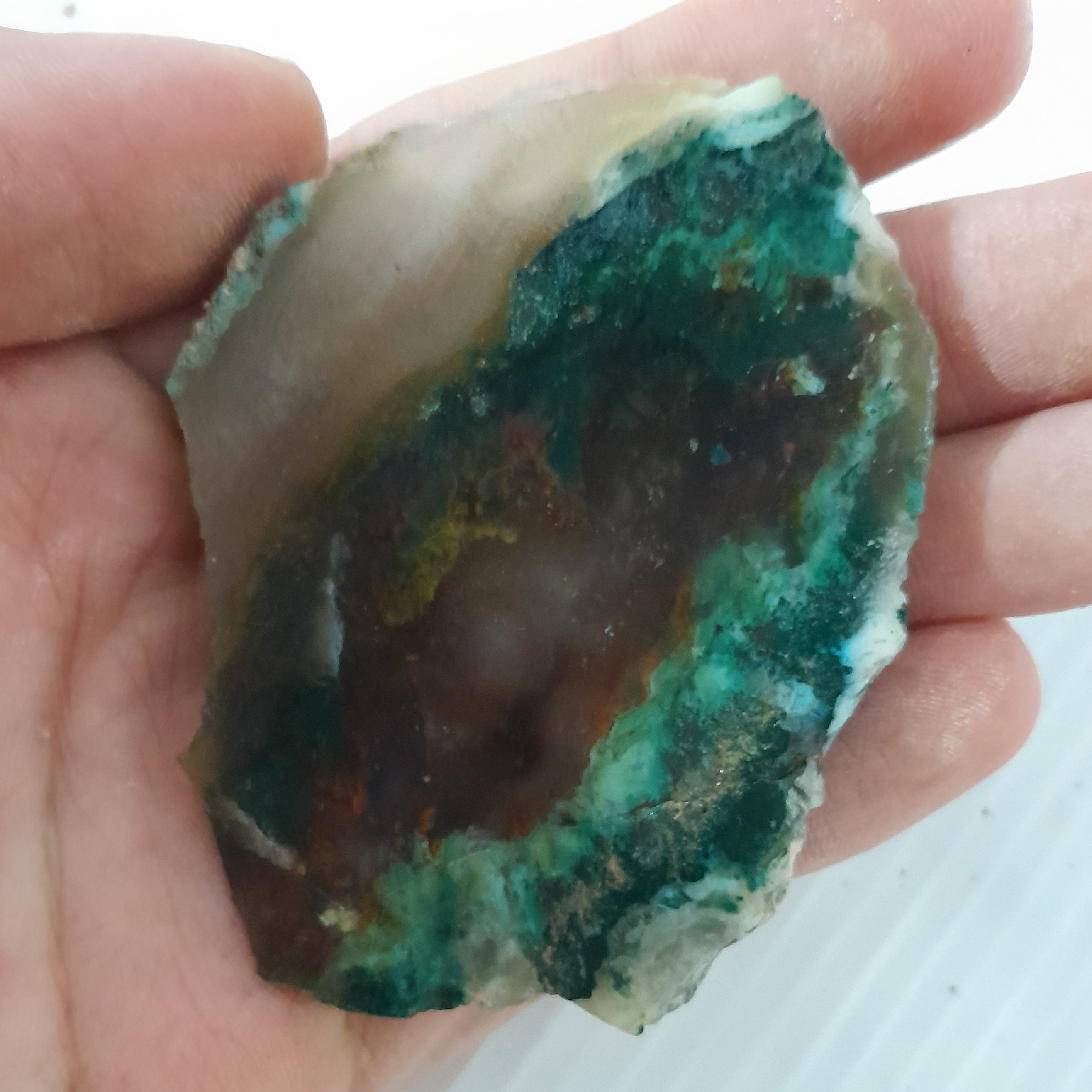 اسلایس سنگ عقیق منظره کد 135