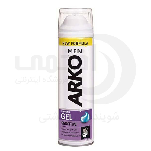 ژل اصلاح آرکو من مدل سنسیتیو مناسب پوست های حساس 200 میل - فروشگاه اینترنتی افخمی