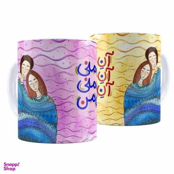 ماگ ترمه طراحان ایده کد c003 مجموعه 2 عددی
