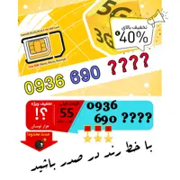 حراج سیم کارت اعتباری ایرانسل 0936690