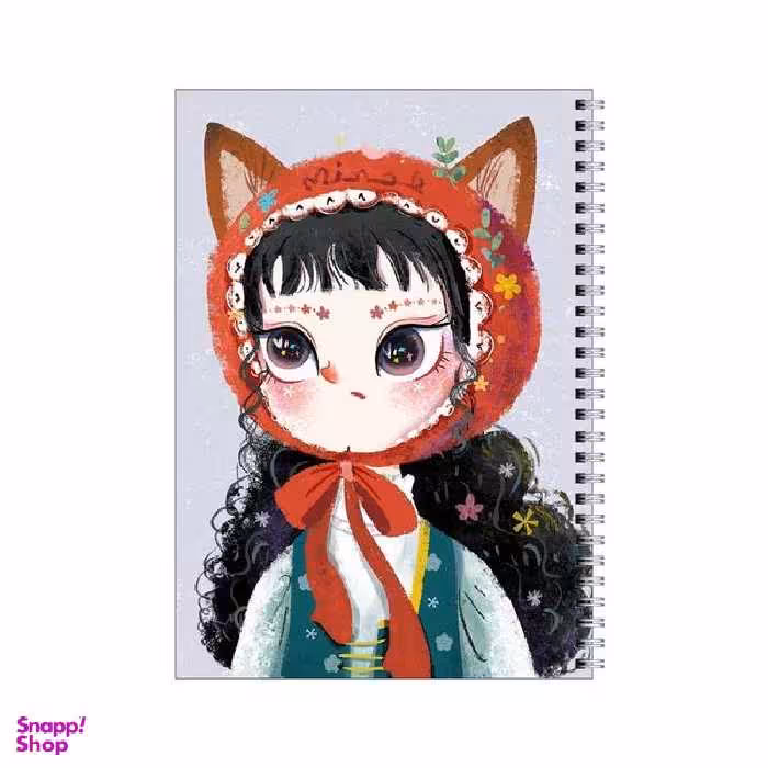 دفتر مشق 100 برگ بامبیلیپ طرح دختر گربه ای کد 4923411