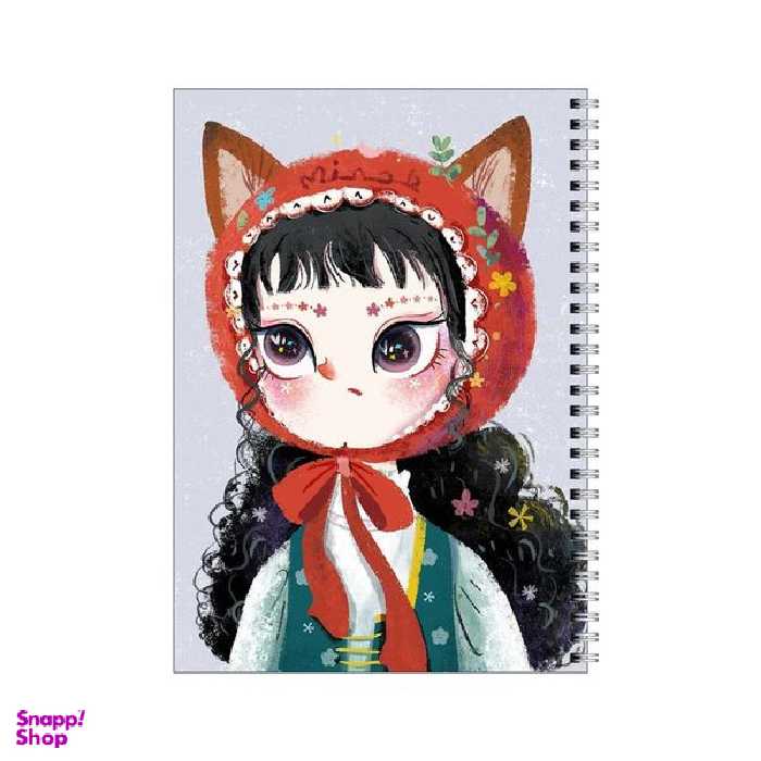 دفتر مشق 100 برگ بامبیلیپ طرح دختر گربه ای کد 4923411