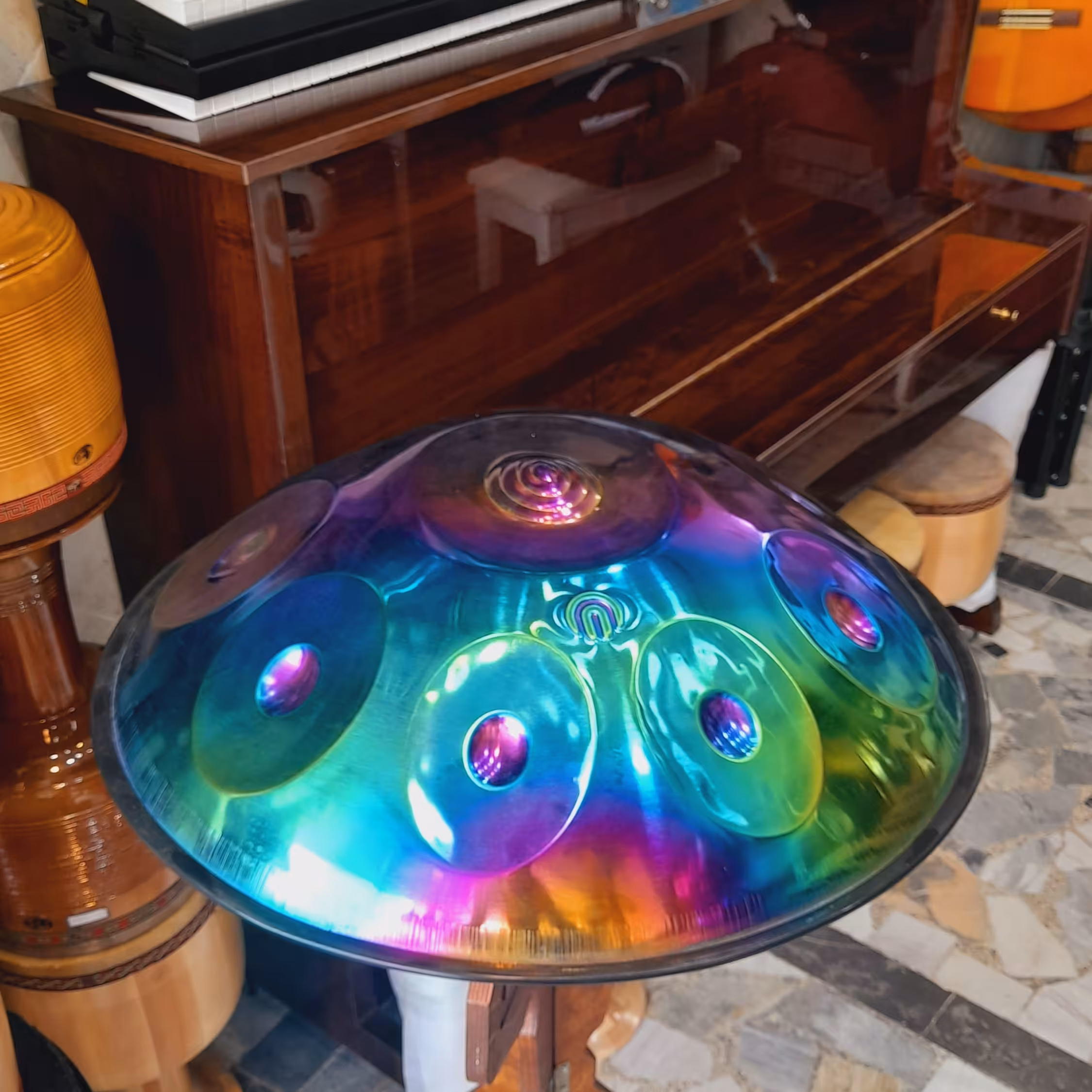 هنگ درام آرشا تیتانیوم (هنگدرام هفت رنگ با کاور و گارانتی)