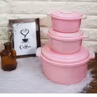 قابلمه 3 عددی پلاستیکی