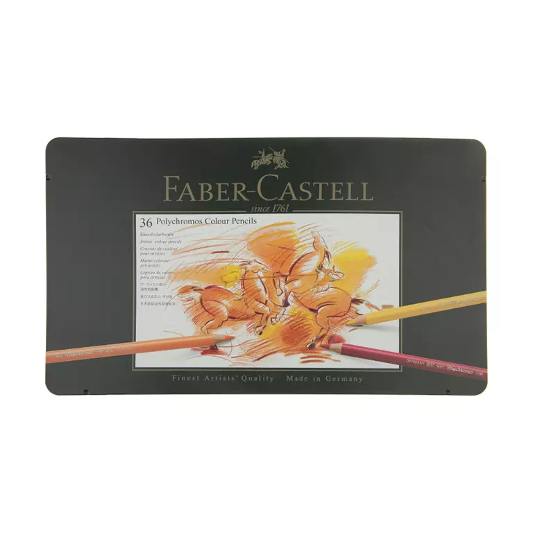 مداد رنگی 36 رنگ فابرکاستل مدل Polychromos