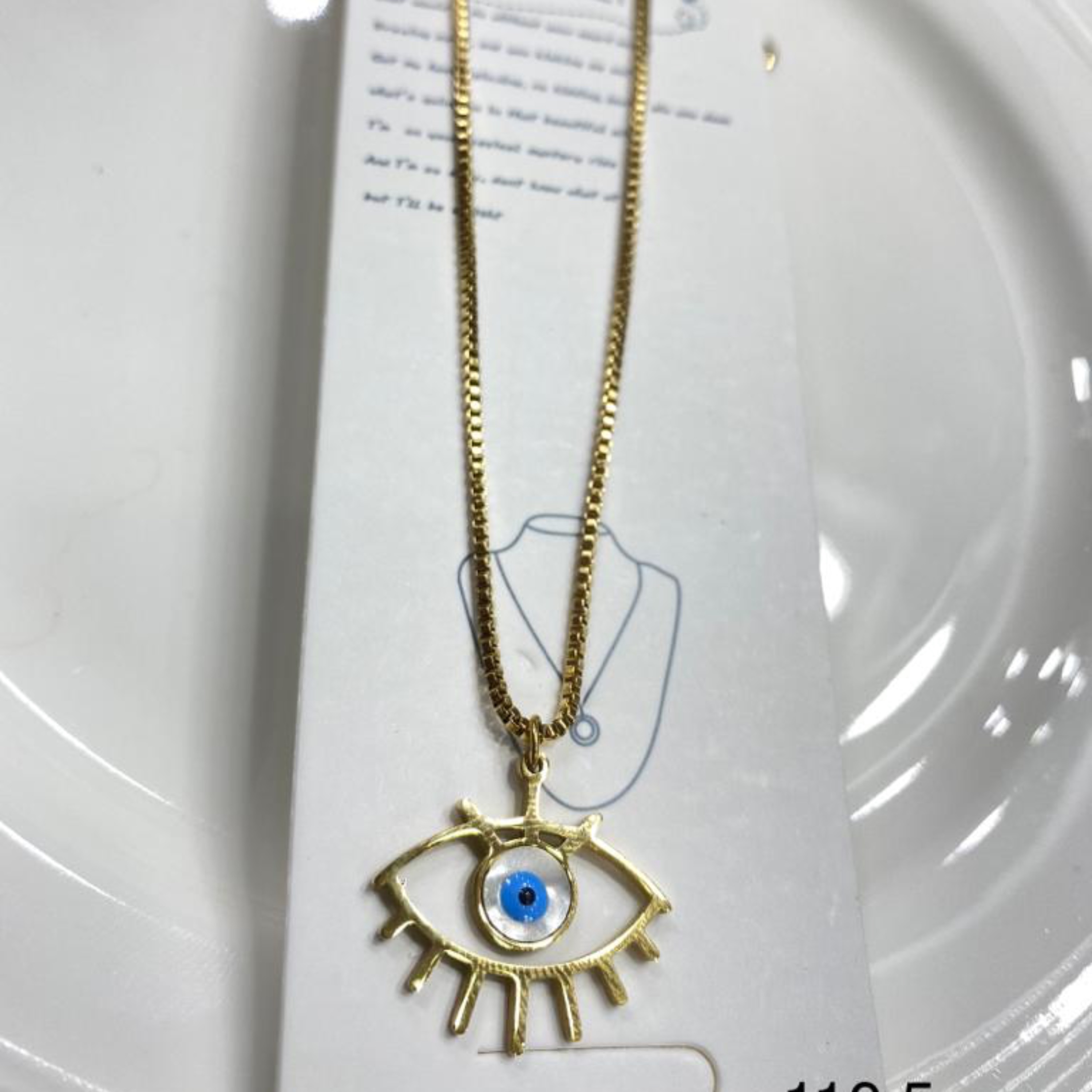 گردنبند استیل چش نظر