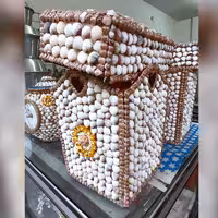 ست دستمال کاغذی و سطل زباله