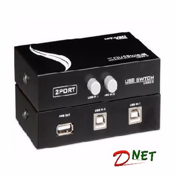 دیتا سوییچ 1 به 2 USB پرینتری ( دستی )