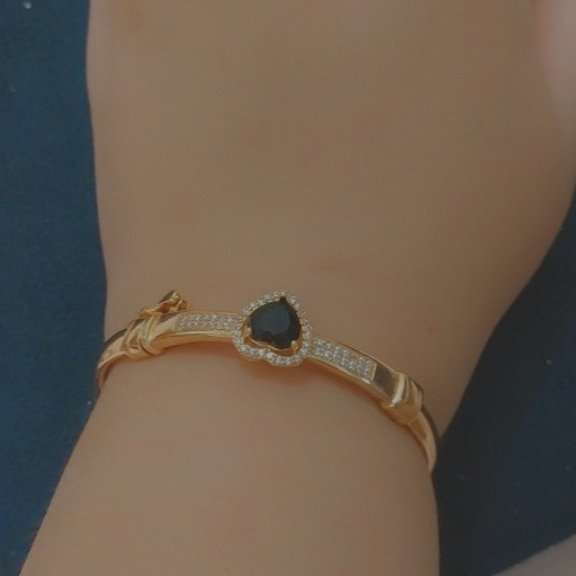 دستبند، استیل، رنگ ثابت، آبکاری طلا شده، بسیار زیبا، 