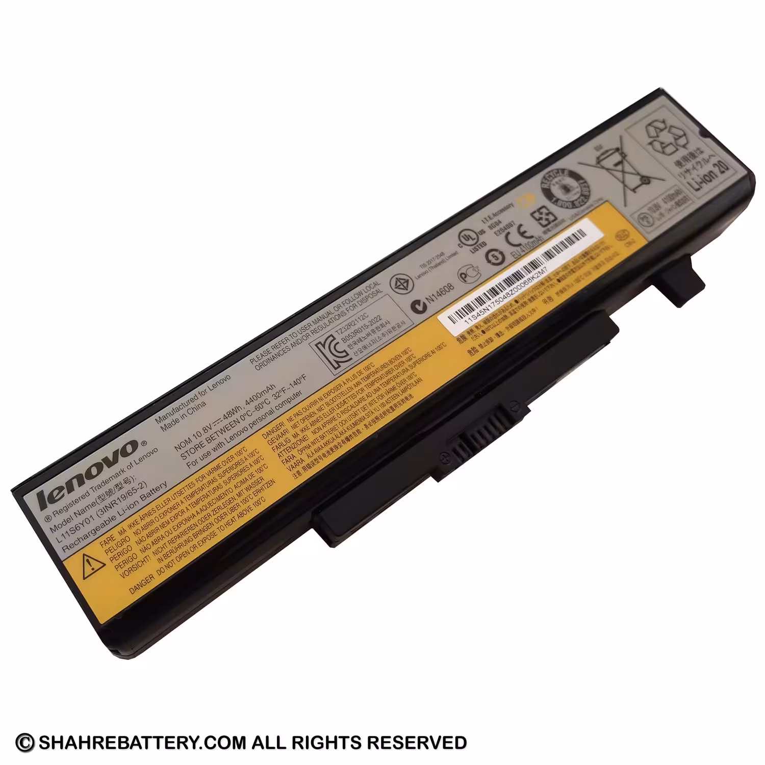 باتری اورجینال لپ تاپ لنوو Lenovo G505 G510 G580 L11S6Y01