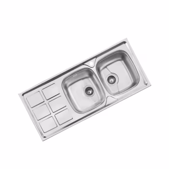 سینک استیل برند اخوان توکار کد 147 لگن چپ 