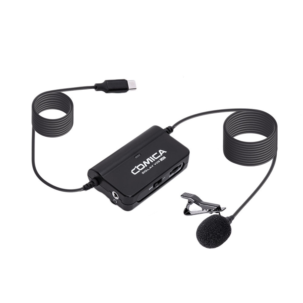 میکروفون یقه ای تایپ سی کامیکا Comica SIGLAV V05 UC
