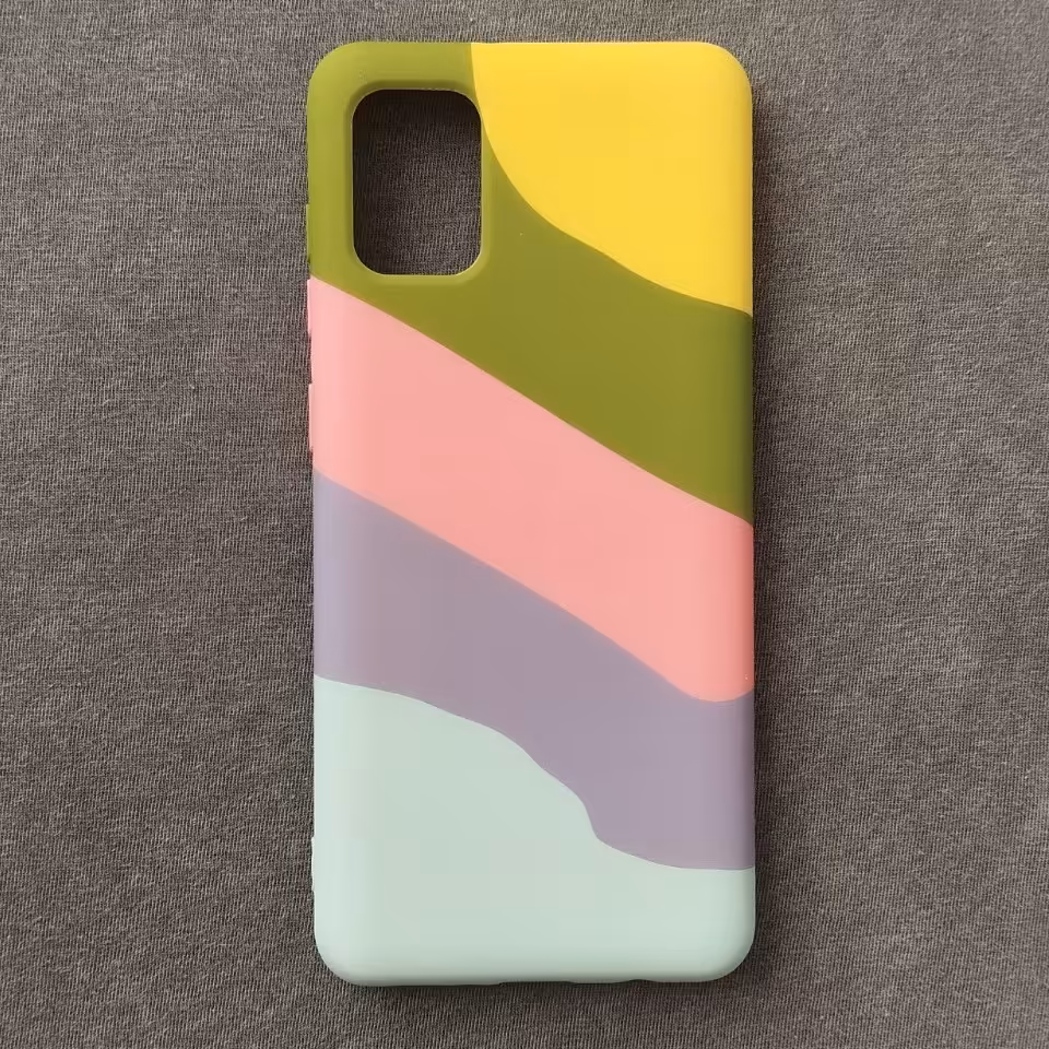 گارد - قاب - کاور سیلیکونی ژله ای هفت رنگ کد 7 مناسب برای سامسونگ Samsung Galaxy A31 (a31)