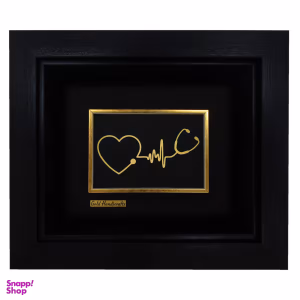 تابلو طلا کوب زرکات طرح پزشکی مدل F134