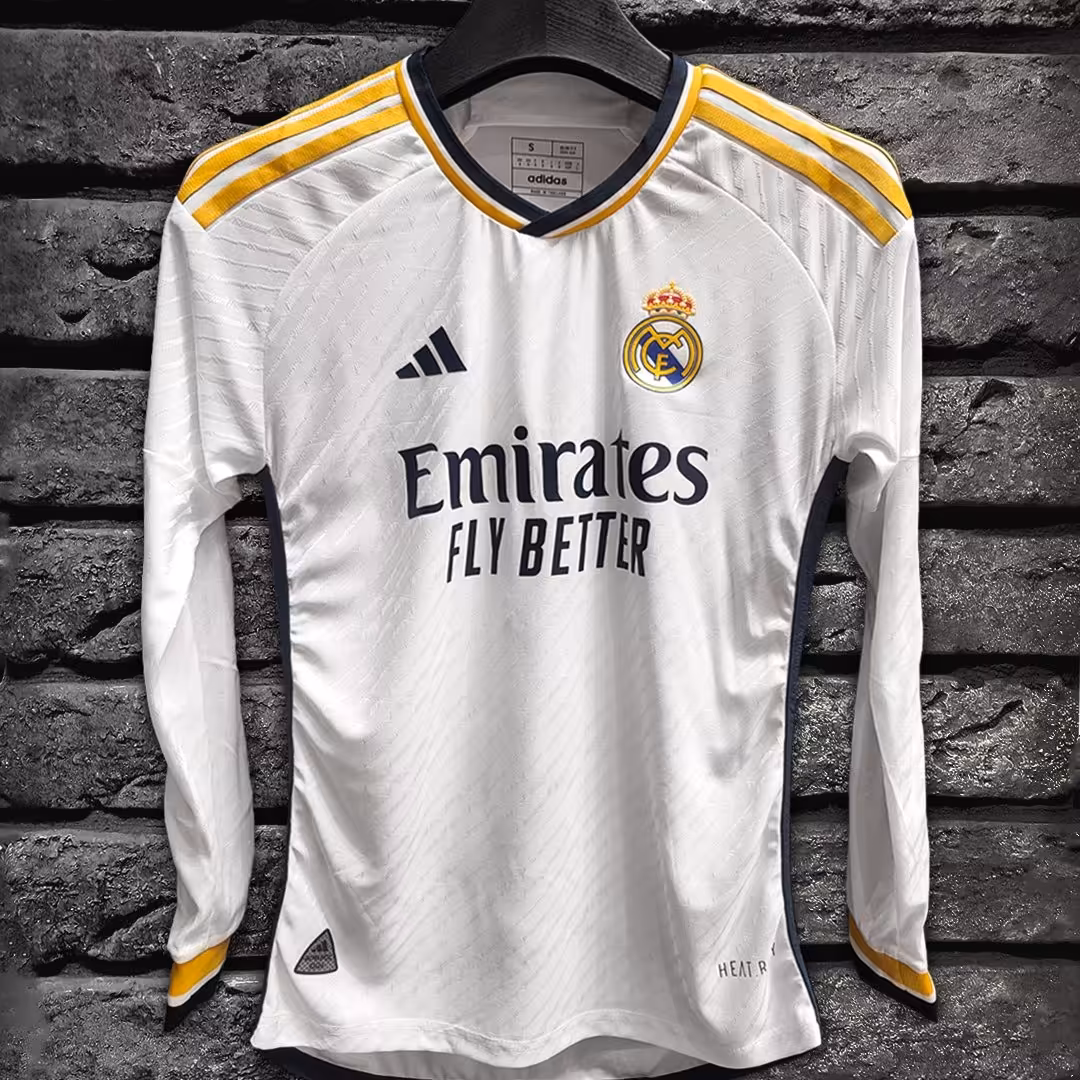 لباس اول آستین بلند رئال مادرید فصل جدید 2023-2024