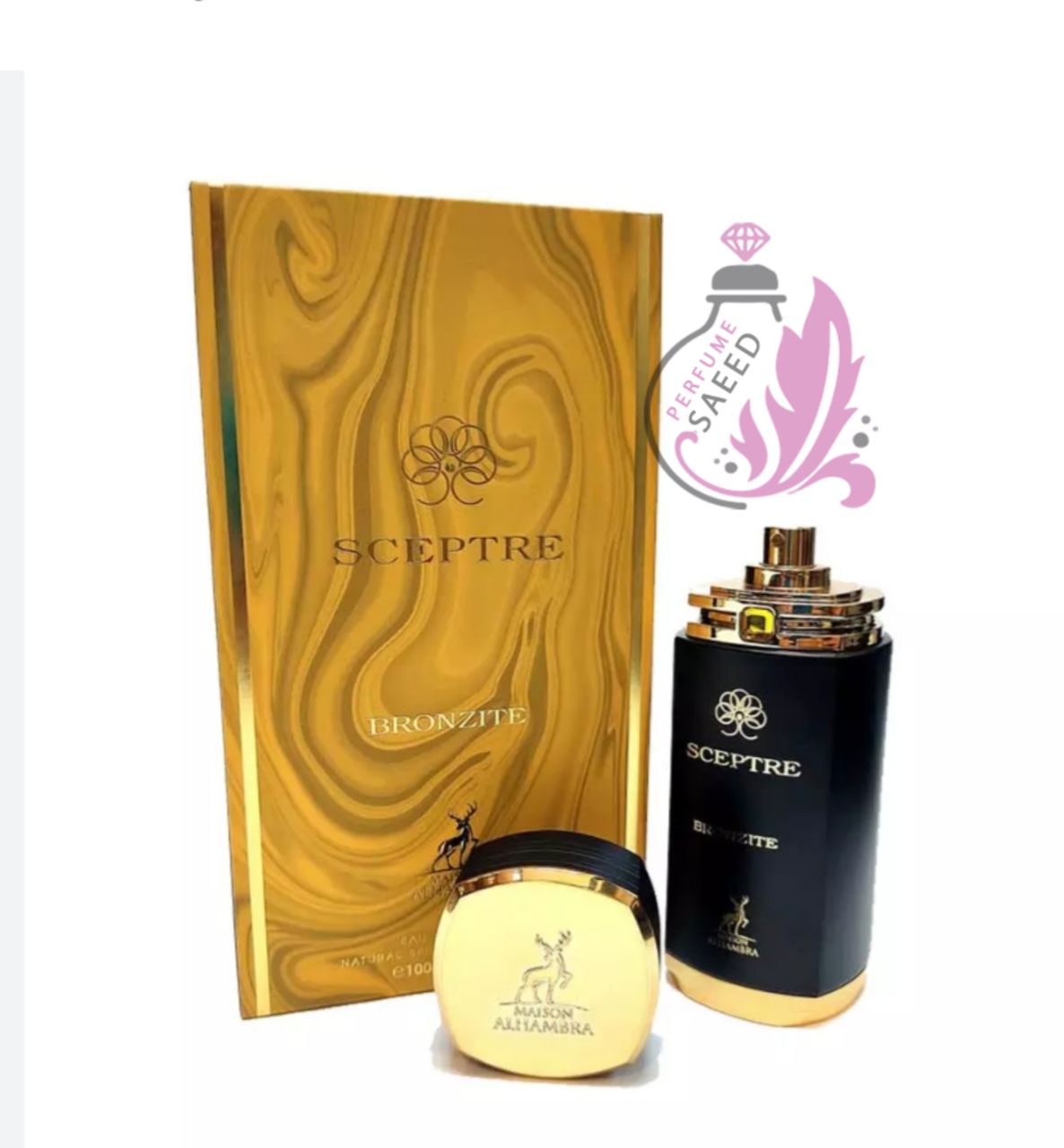 عطر ادکلن بولگاری تایگار الحمبرا سپتر برونزیت الحمبرا100میلSCEPTRE BRONZITE(فاقدسفلون)