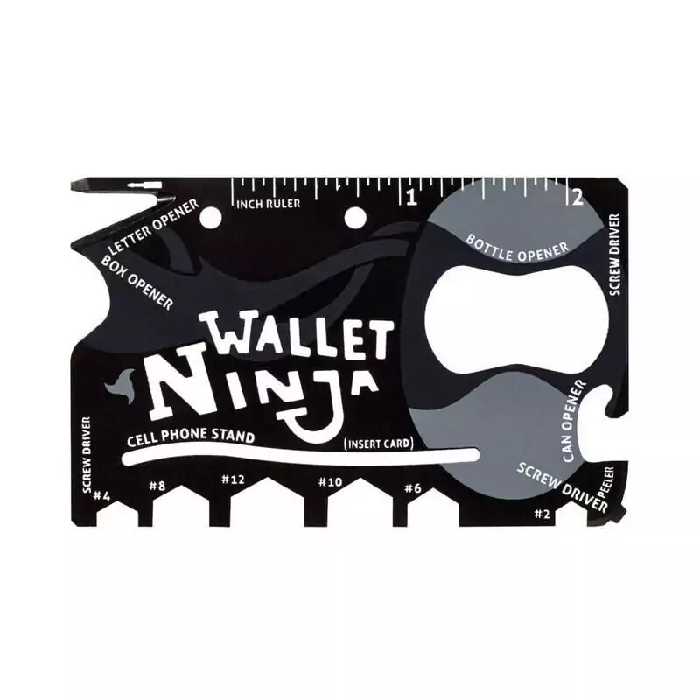 آچار و ابزار چند کاره ninja wallet طلایی