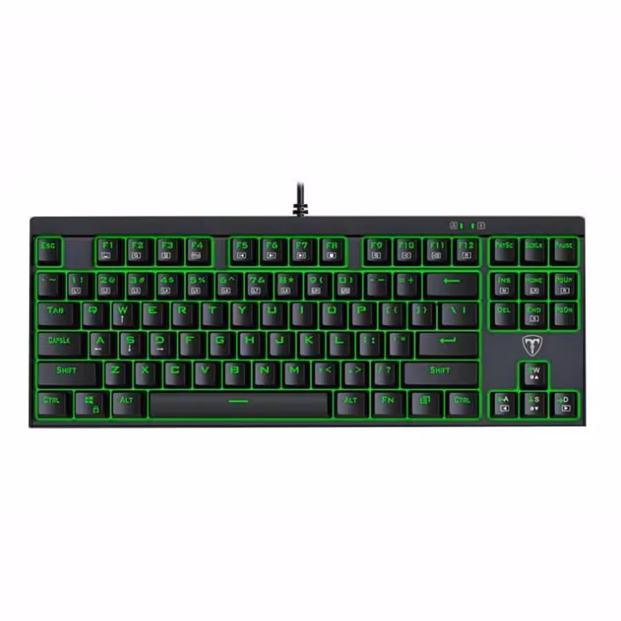 قیمت و خرید کیبورد گیمینگ باسیم تی دگر مدل Corvette T-TGK302 Blue Switch | یاس ارتباط