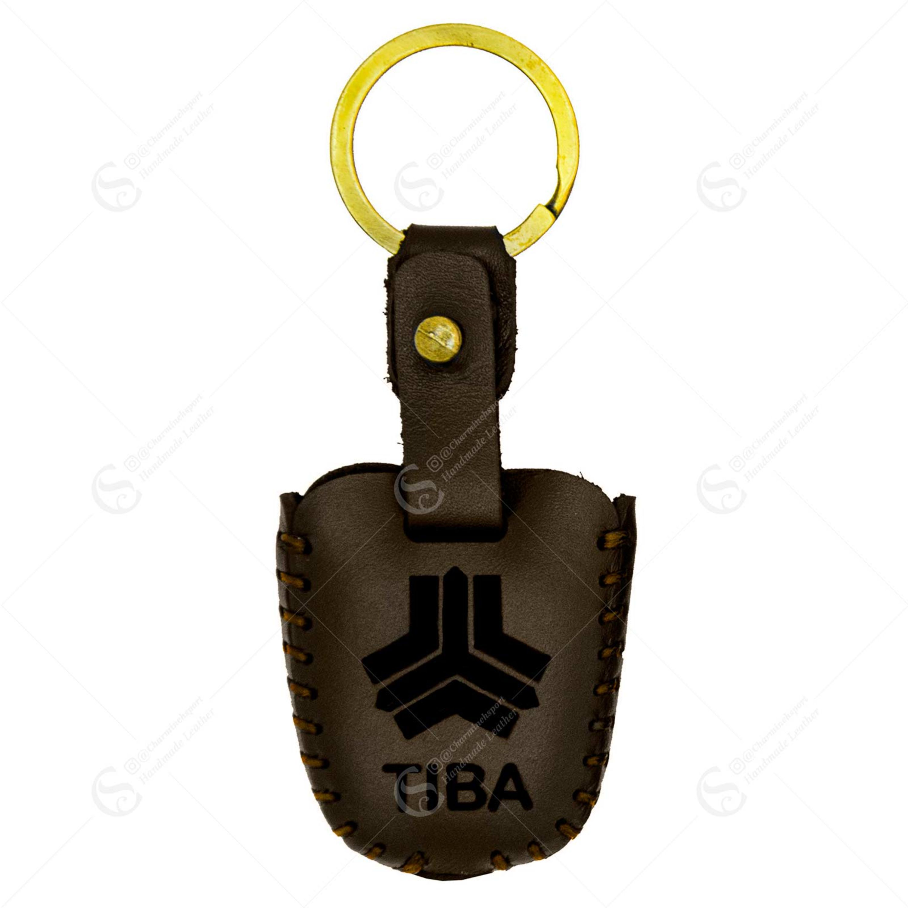 جاسوییچی چرم طبیعی گاوی قهوه ای مناسب تیبا 1