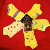 جوراب مچی زرد سایز36تا43