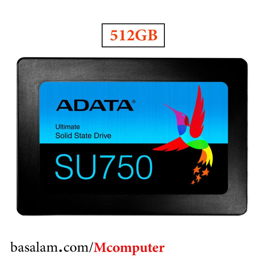 هارد اس اس دی اینترنال ای دیتا Adata SU750 ظرفیت 512 گیگابایت با ارسال رایگان