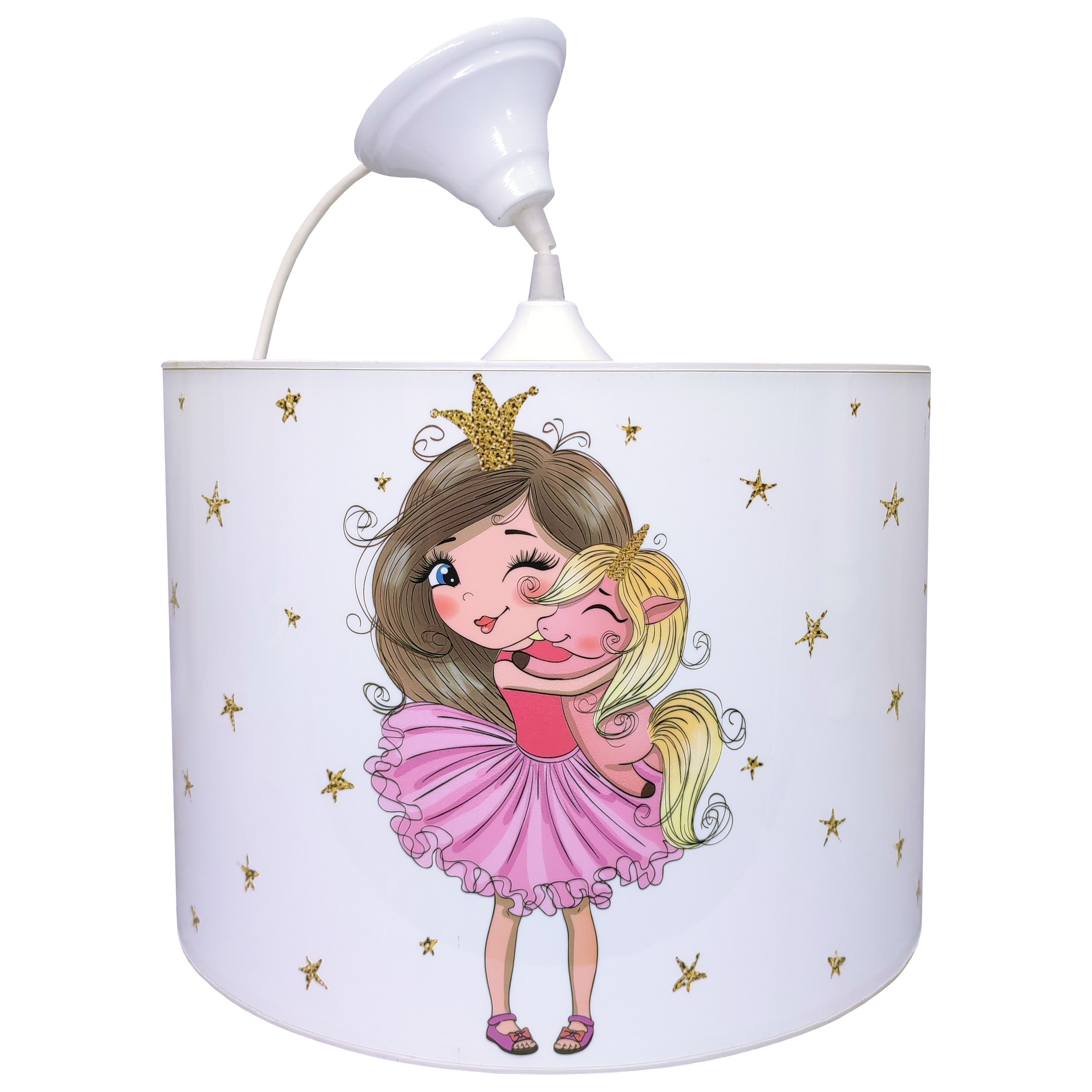 لوستر کودک طرح دختر  خجالتی