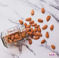 مغز بادام درختی برشته 500 گرمی اعتماد  تازه پخت و درشت