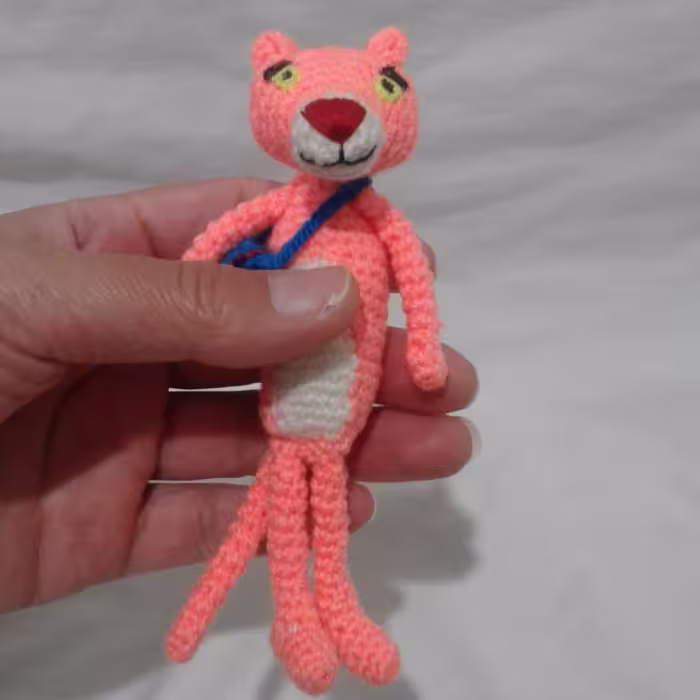 عروسک    پلنگ صو رتی سایز کوچک  مناسب برای کودکان 