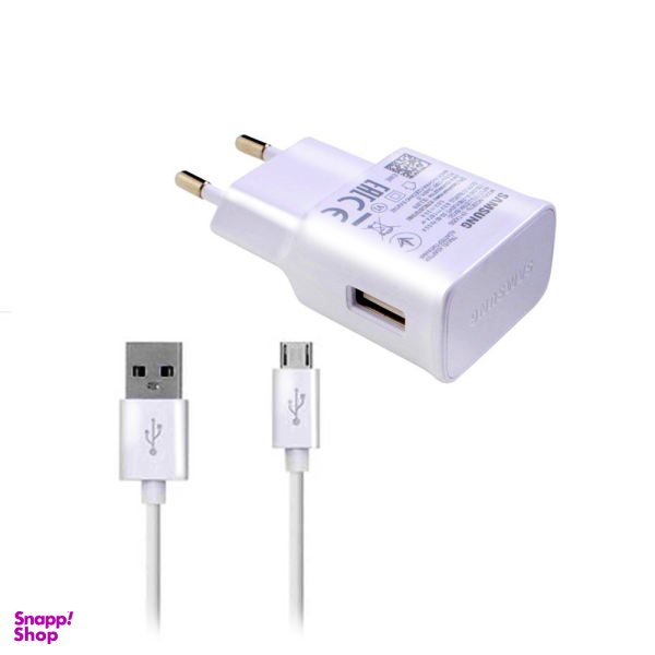 شارژر دیواری مدل EP-TA200 به همراه کابل تبدیل microUSB غیر اصل