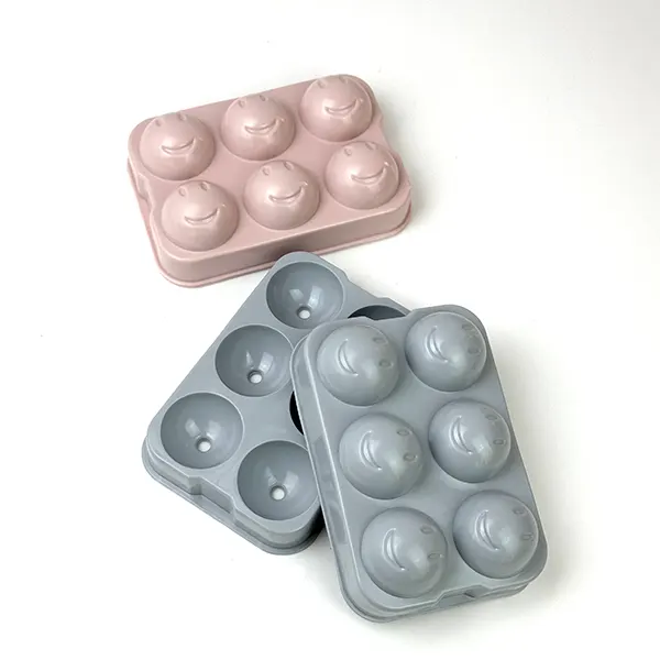 قالب یخ کروی پلاستیکی 6 عددی