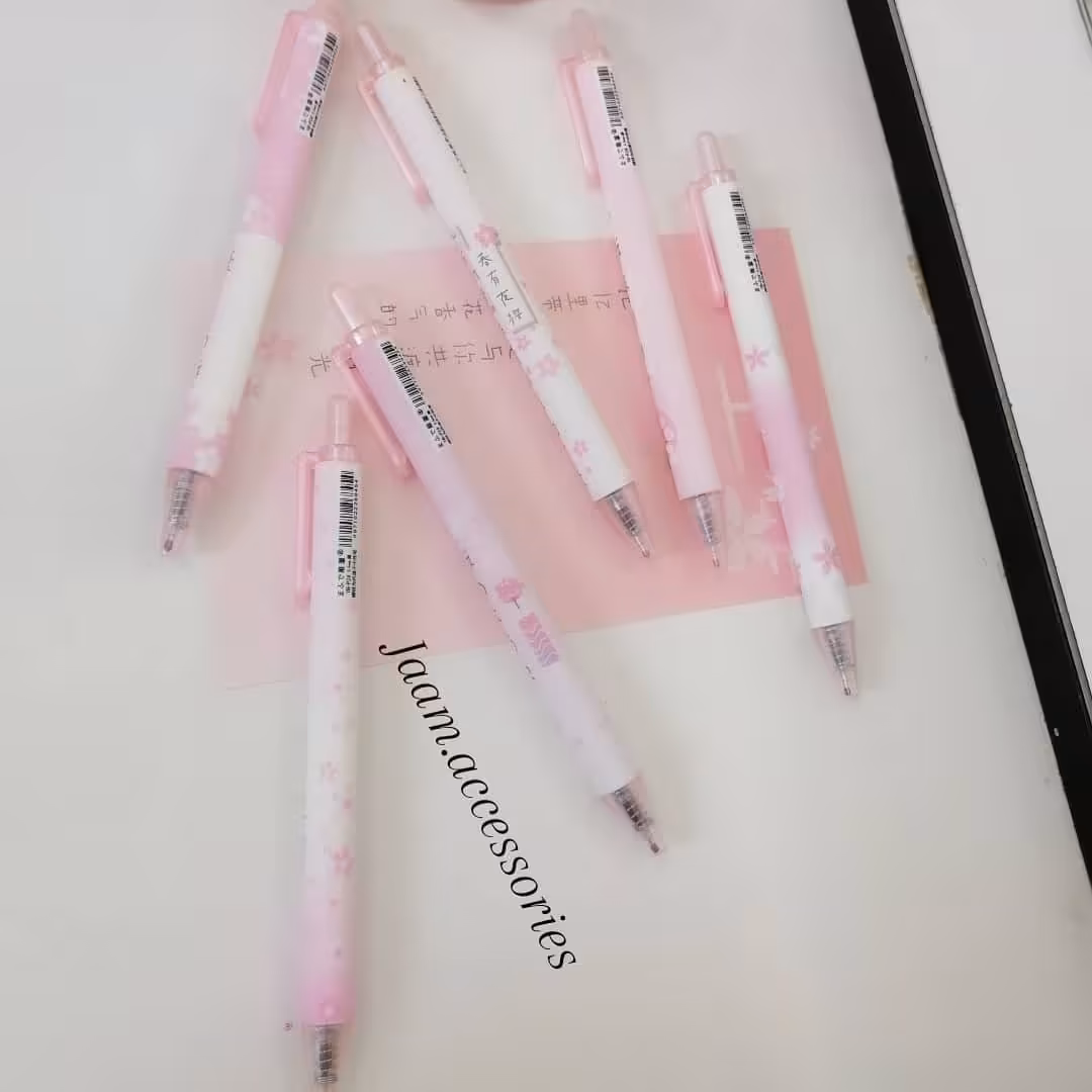 خودکار های روان نویسی طرح شکوفه های بهاری،کیفیت‌ عالی، بسیار خوشدست و روان