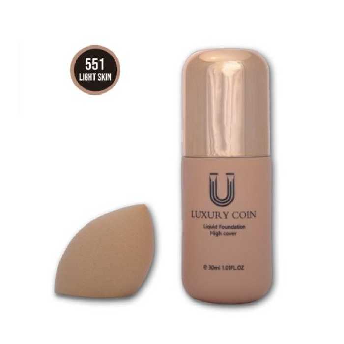 کرم پودر لاکچری کوین 551 به همراه پد حجم 30 میل