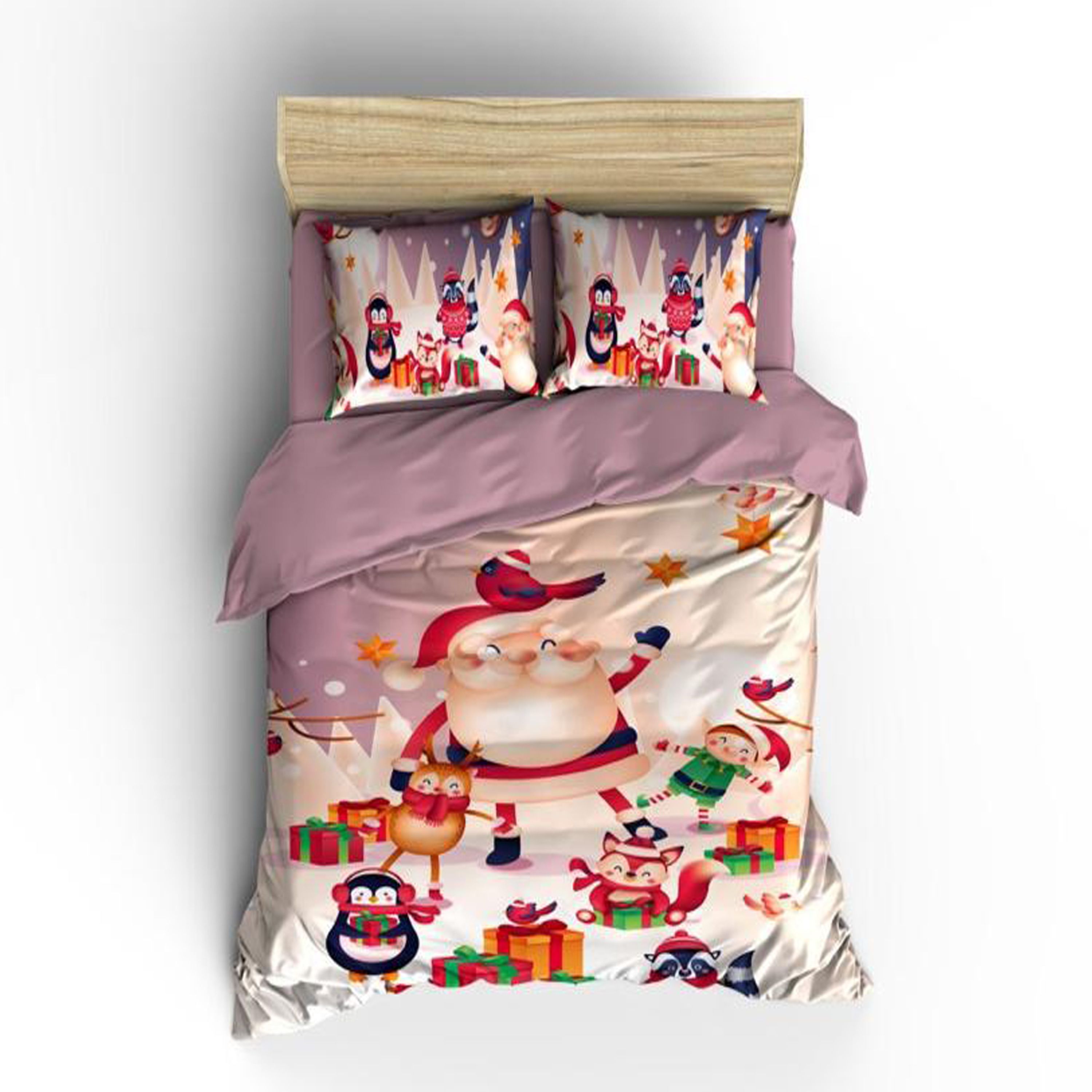 سرویس روتختی 1 نفره تنسل چاپی برندترک لند (Turk Land)  کد rs 123