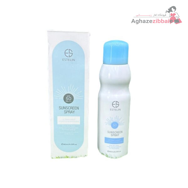 اسپری ضدآفتاب فوق سبک و ضدلک بی رنگ استلین spf50